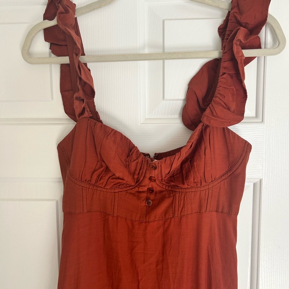 FARM Rio Ruffle Strap Maxi Dress - Picture 8 of 8